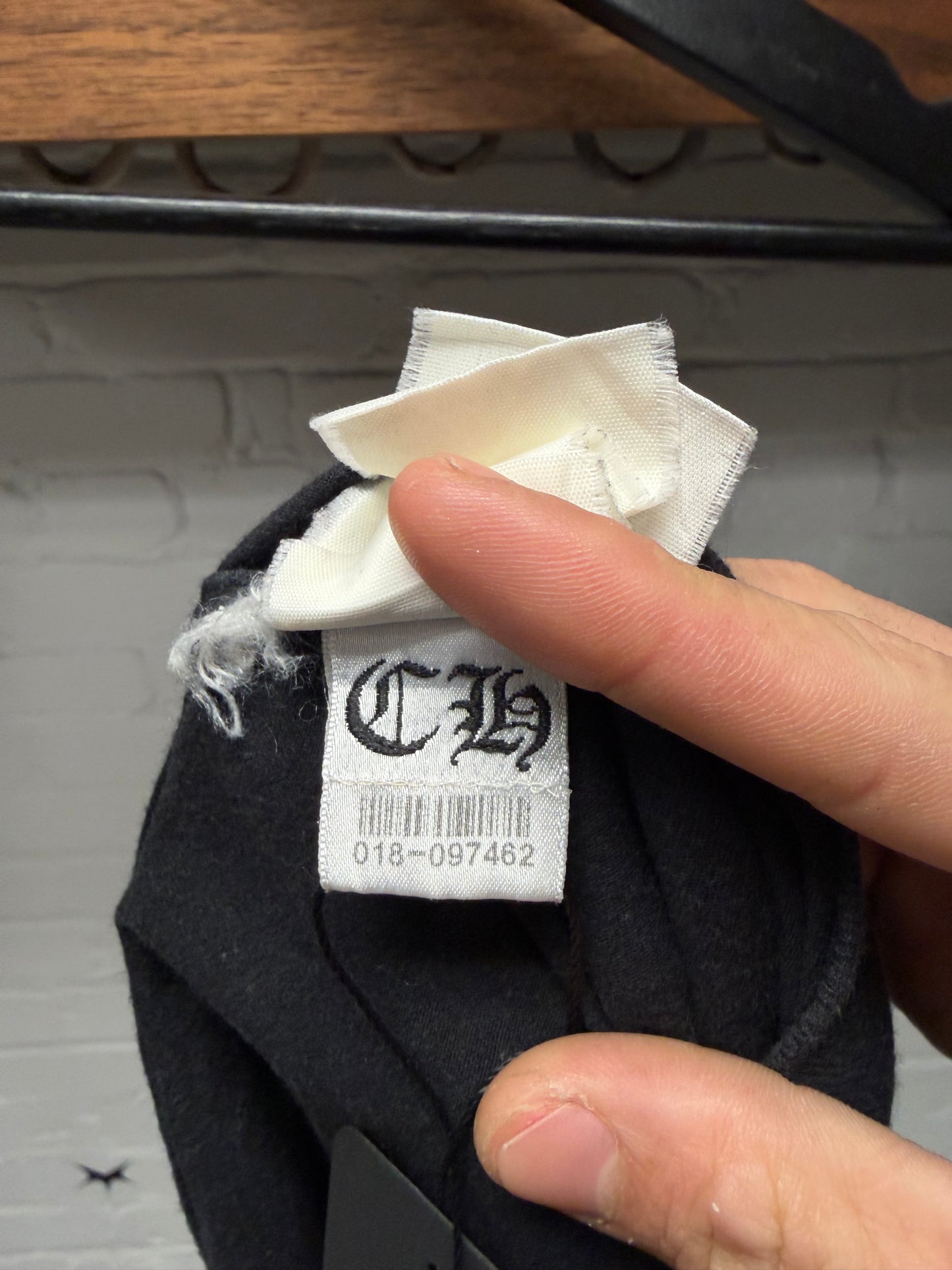 Chrome Hearts Foti ‘Skull Crest’ Black Graphic T-Shirt