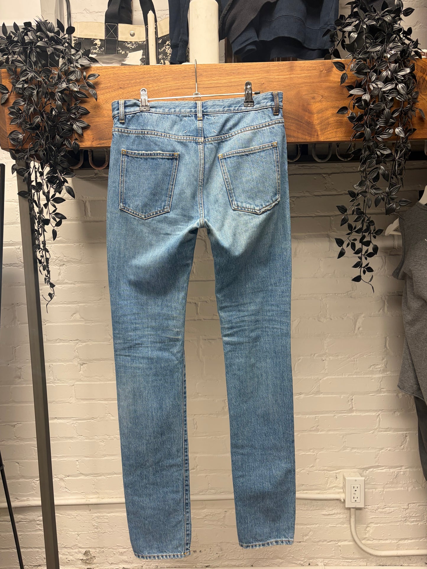 SS2017 Maison Margiela Classic Blue Wash Skinny Jeans