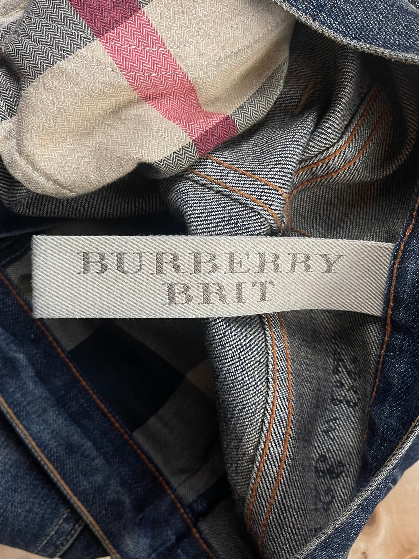 Burberry Washed Indigo Blue Slim Skinny Denim