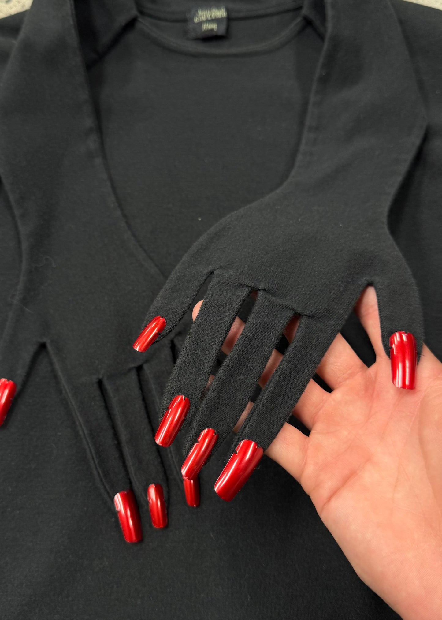 Vintage Jean Paul Gaultier Femme ‘Hands’ Acrylic Nails Top