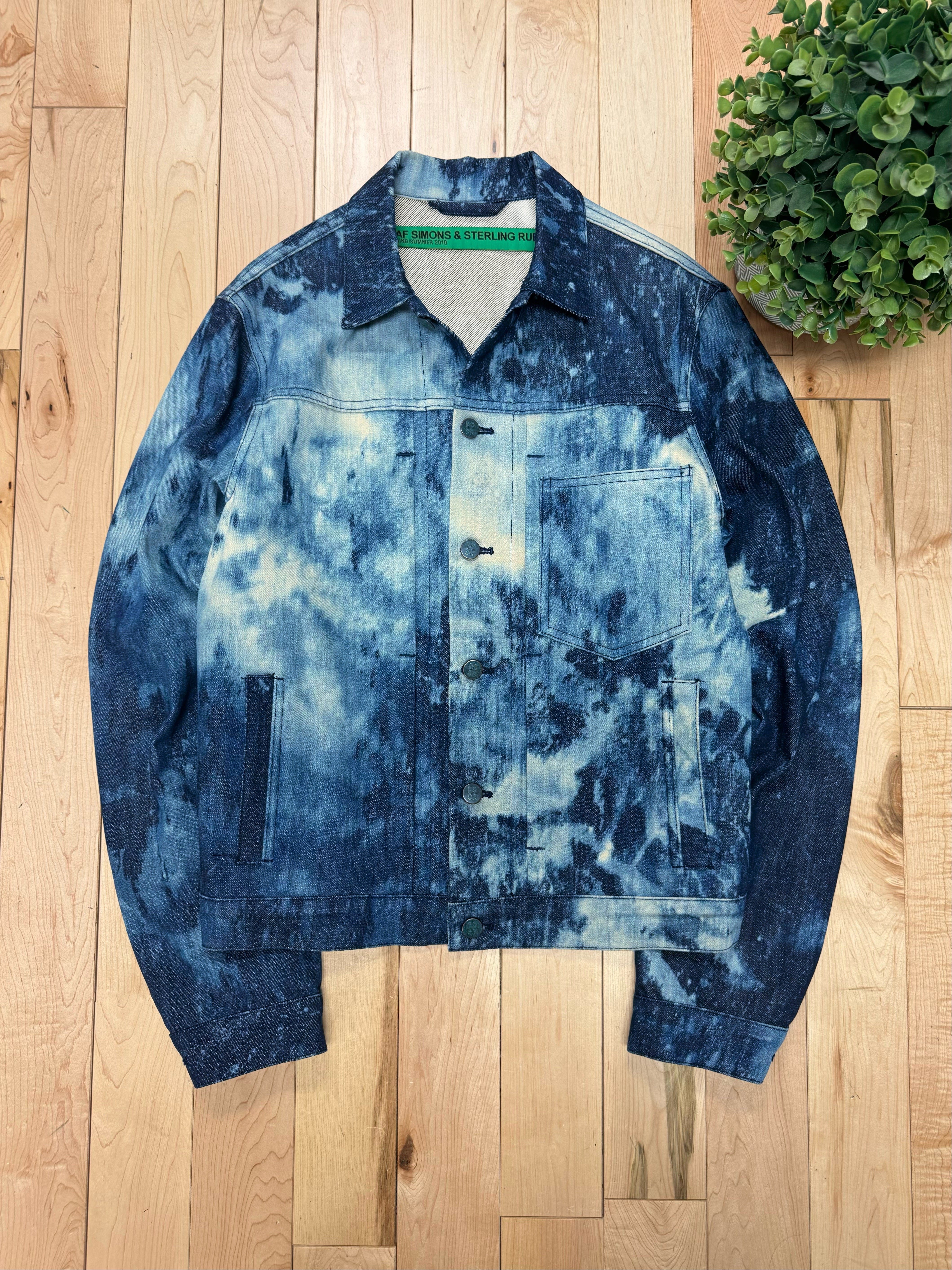 SS2010 Raf Simons x Sterling Ruby 1 10 Crystal Blue Denim Jacket Alex Maxamenko