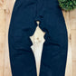 Yeezy x Gap Wide Leg Navy Blue Carpenter Pants