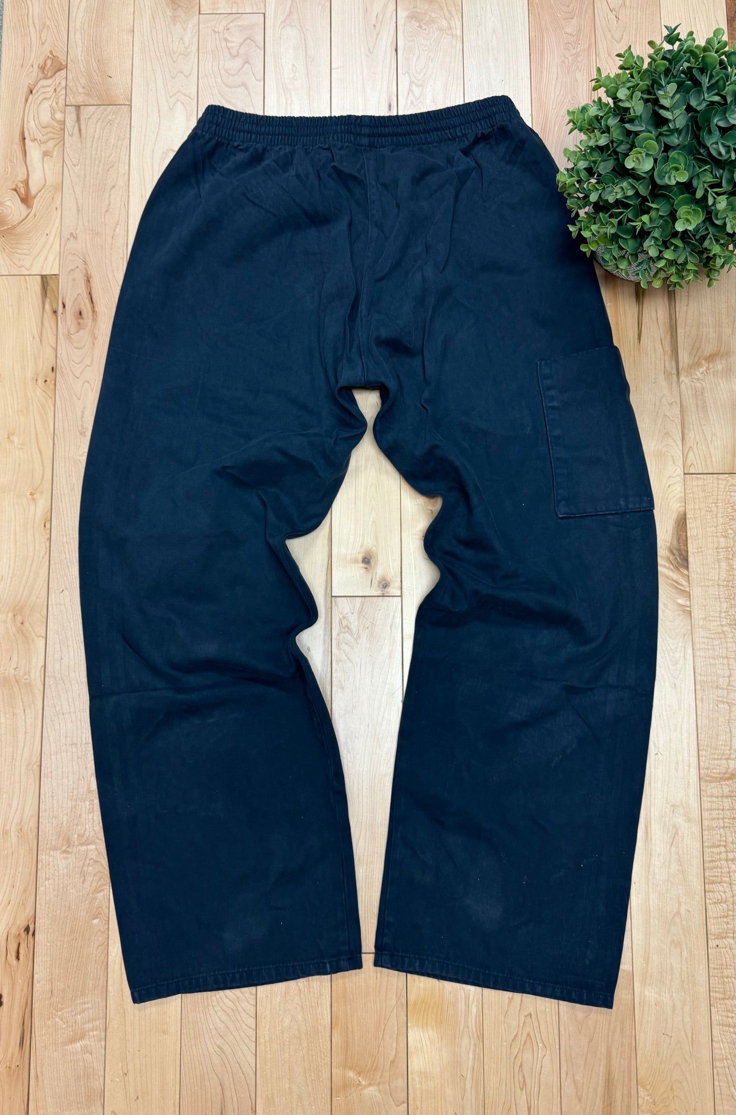 Yeezy x Gap Wide Leg Navy Blue Carpenter Pants