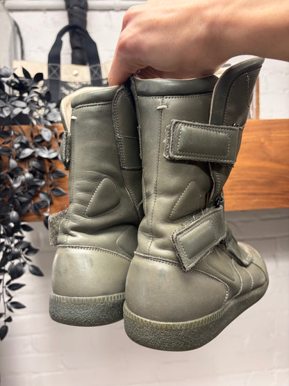 2009 Maison Martin Margiela ‘Speed Bike’ G.A.T. Motocross Leather High Top Sneakers