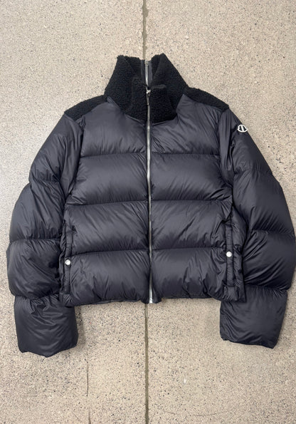 AW2024 Rick Owens x Moncler Shearling/Down Fill ‘Cyclopic’ Puffer Jacket