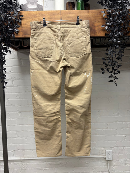 Vintage Helmut Lang ‘Painter’ Brown Corduroy Bootcut Denim