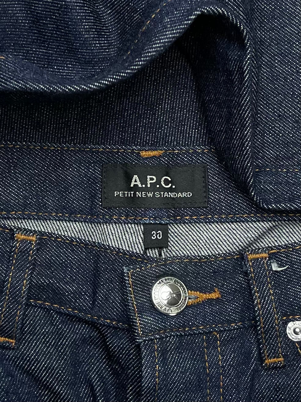 APC Raw Blue Selvedge Slim Straight Cut Denim