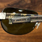 Chrome Hearts ‘Little Classic Oval’ Camo Leather/Silver Sunglasses