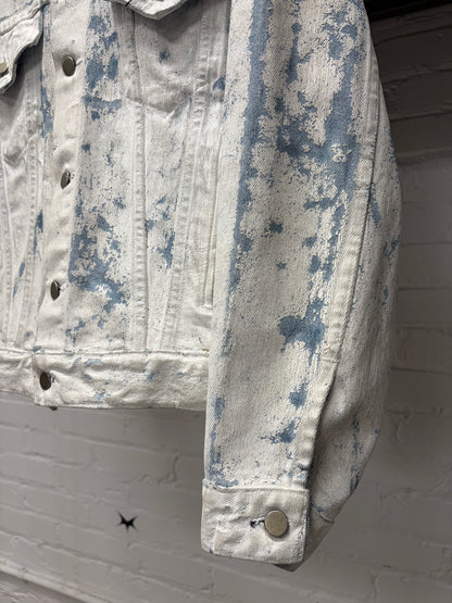 AW1999 Maison Martin Margiela Line (0) Artisinal ‘Paint Crack’ Denim Jacket