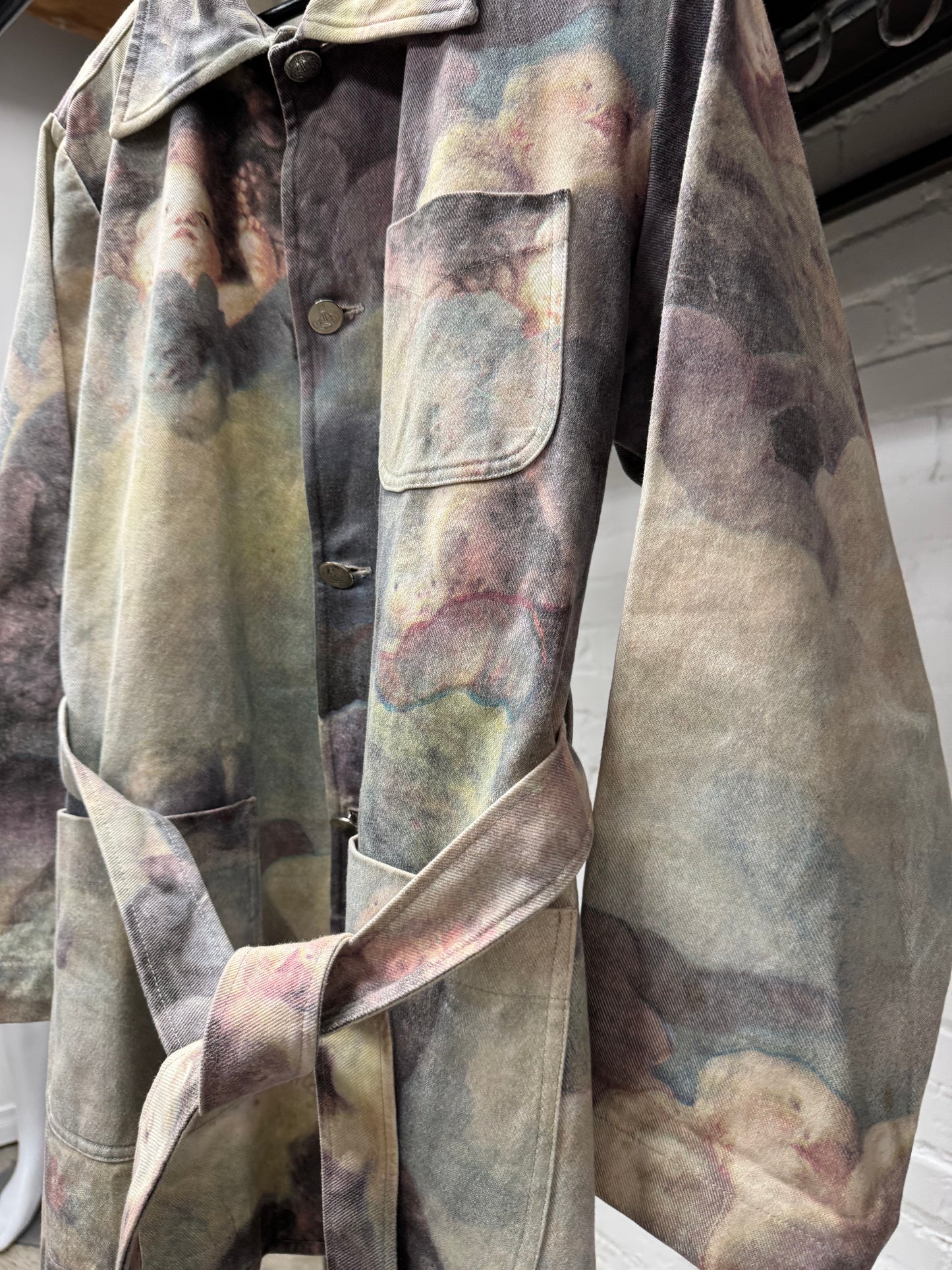 AW1991 Vivienne Westwood ‘Swarm of Cupids’ Belted Denim Chore Coat