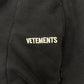 AW2017 Vetements Embroidered Logo Black Sweatpants