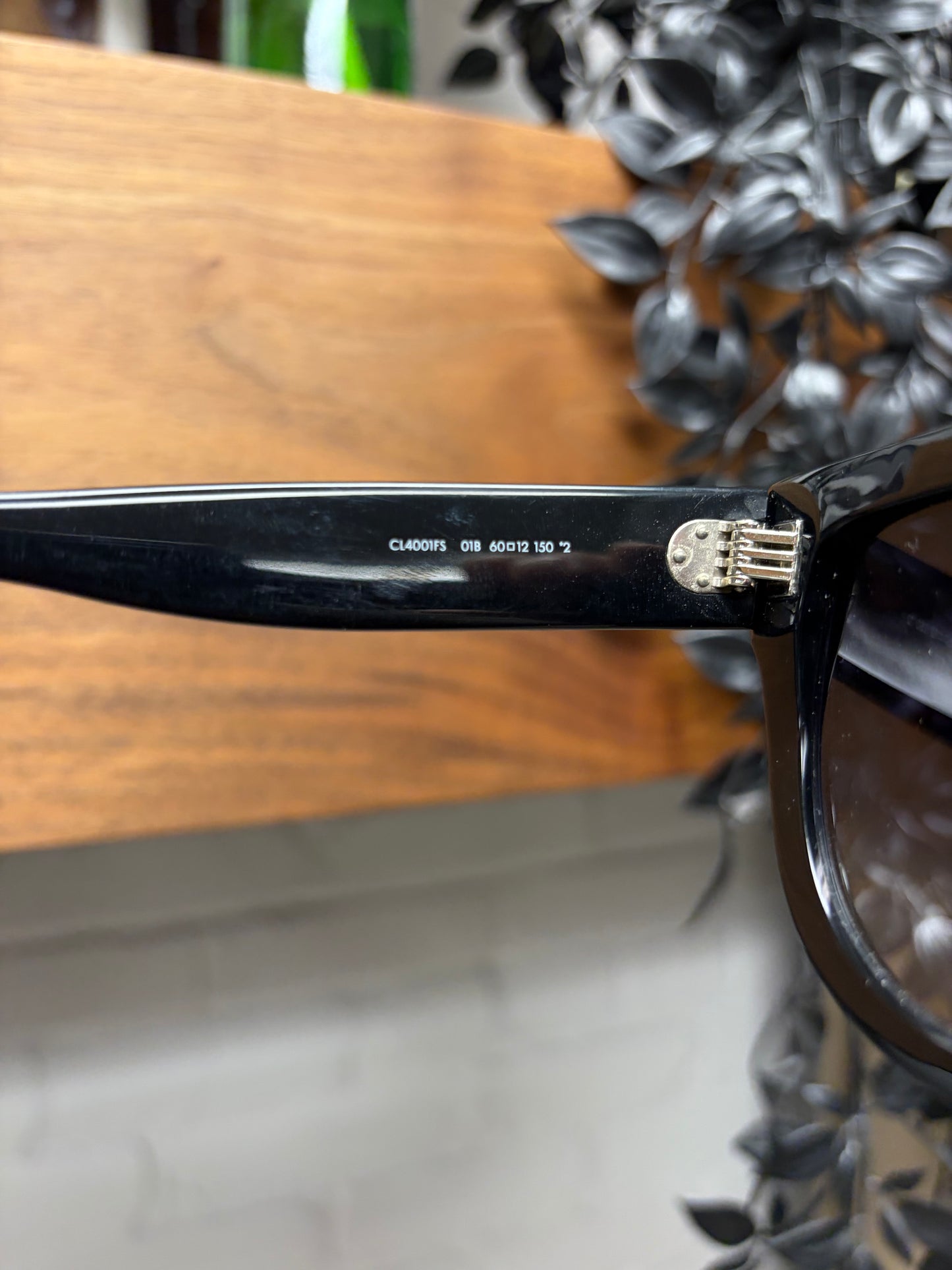 Celine Studded Black ‘Flat Top’ Aviator Sunglasses