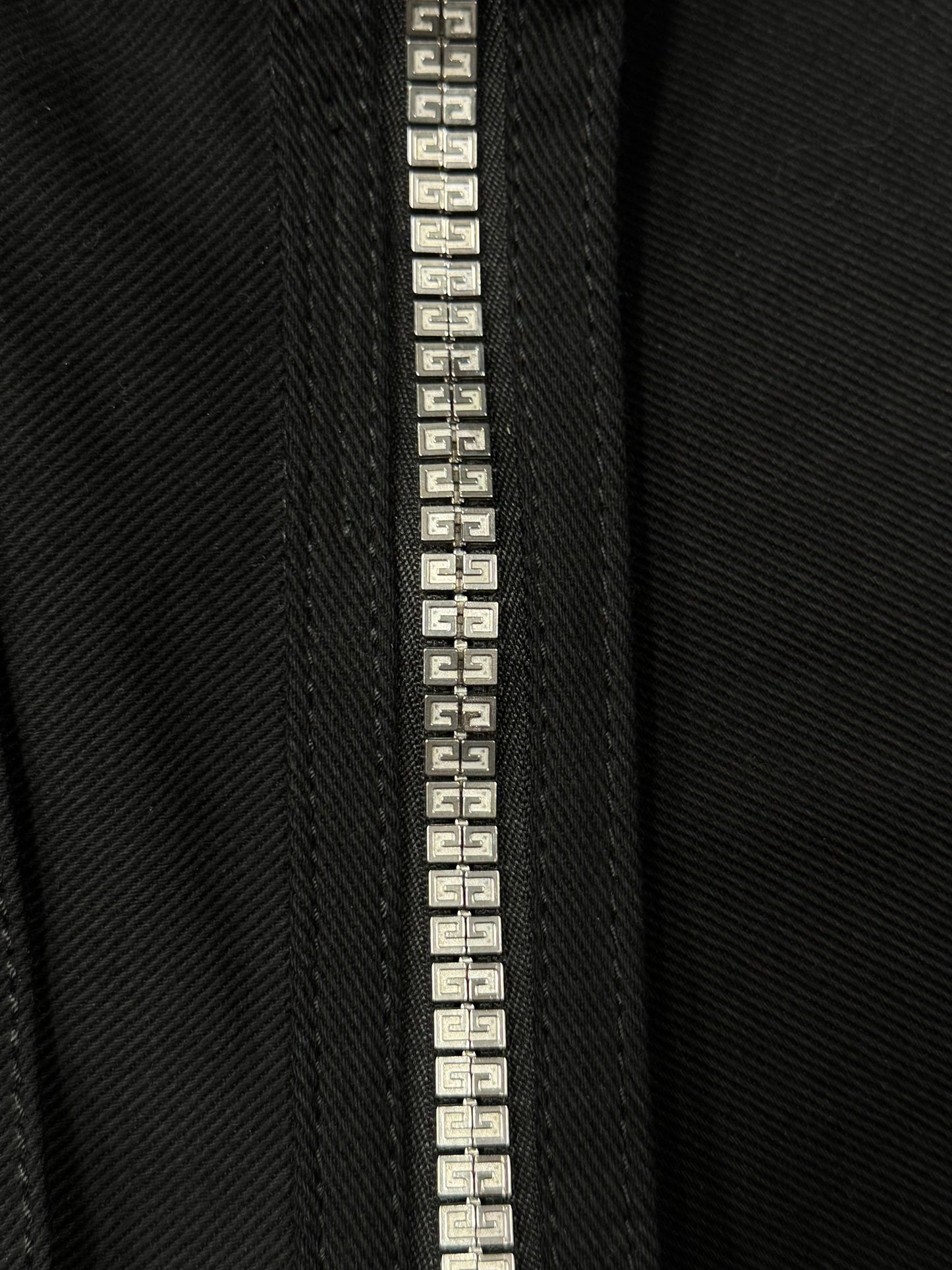 Givenchy ‘Silver Embellishment’ Waistband Studded Black Skinny Denim