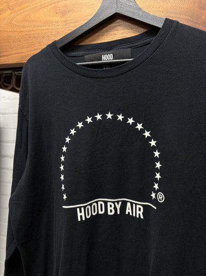 Hood by Air ‘Universal Logo’ HBA Black Long Sleeve Shirt
