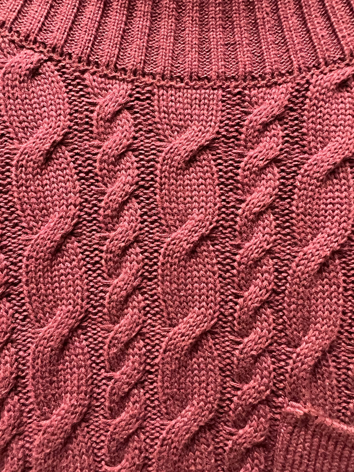 Undercover Cable Knit ‘Clay Red’ Turtleneck Sweater