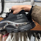 Raf Simons Black/Silver ‘Detroit Runner’ Low Top Sneakers