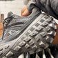 Balenciaga ‘Defender’ Grey ‘Tire Track’ Bounce Low Top Sneakers