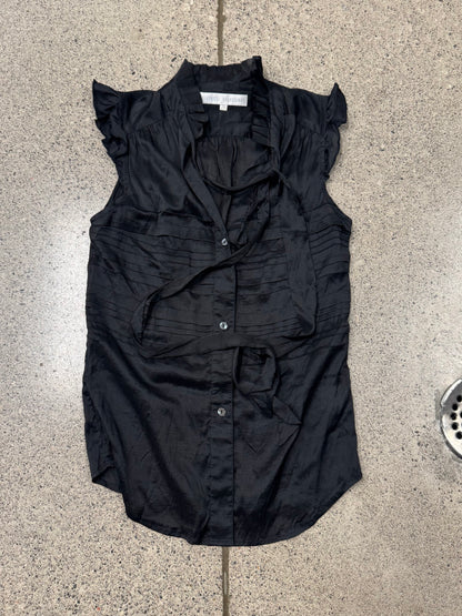 Veronique Branquinho ‘Scarf Wrap’ Ruffled Shoulder Top