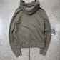 SS2018 Saint Laurent Distressed Brown ‘Box Logo’ Hoodie