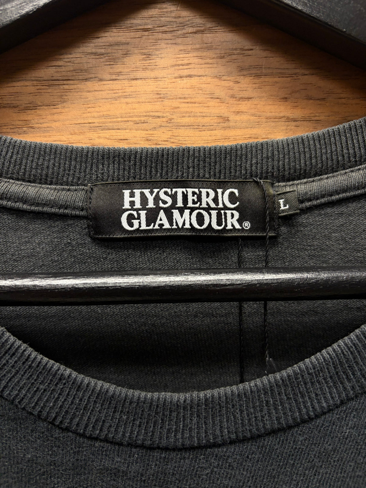 Hysteric Glamour ‘Michigan Bulldogs’ Black Collegiate Graphic T-Shirt