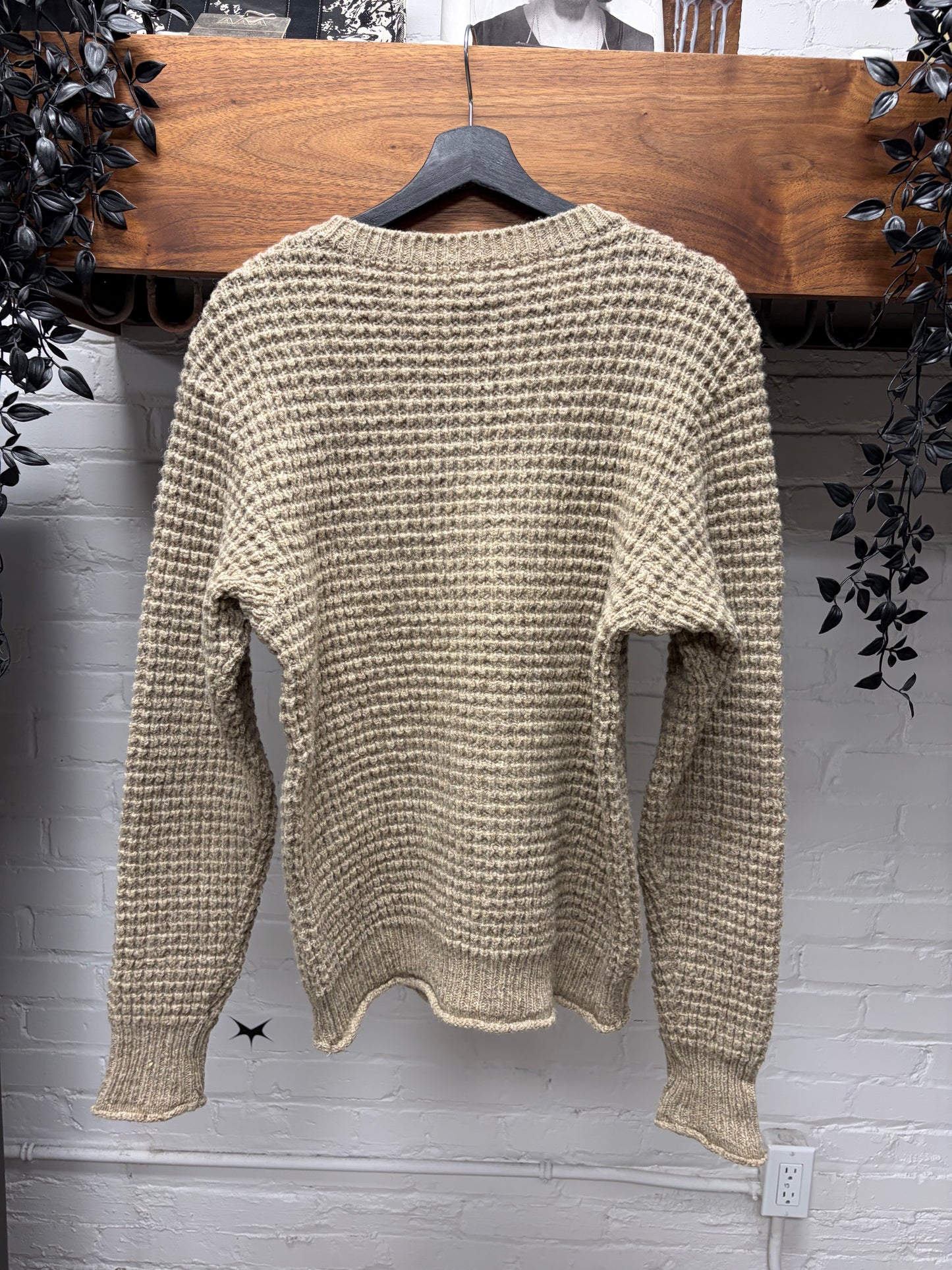 Kapital Heavgweight Cream ‘Fisherman’s’ Knit Sweater