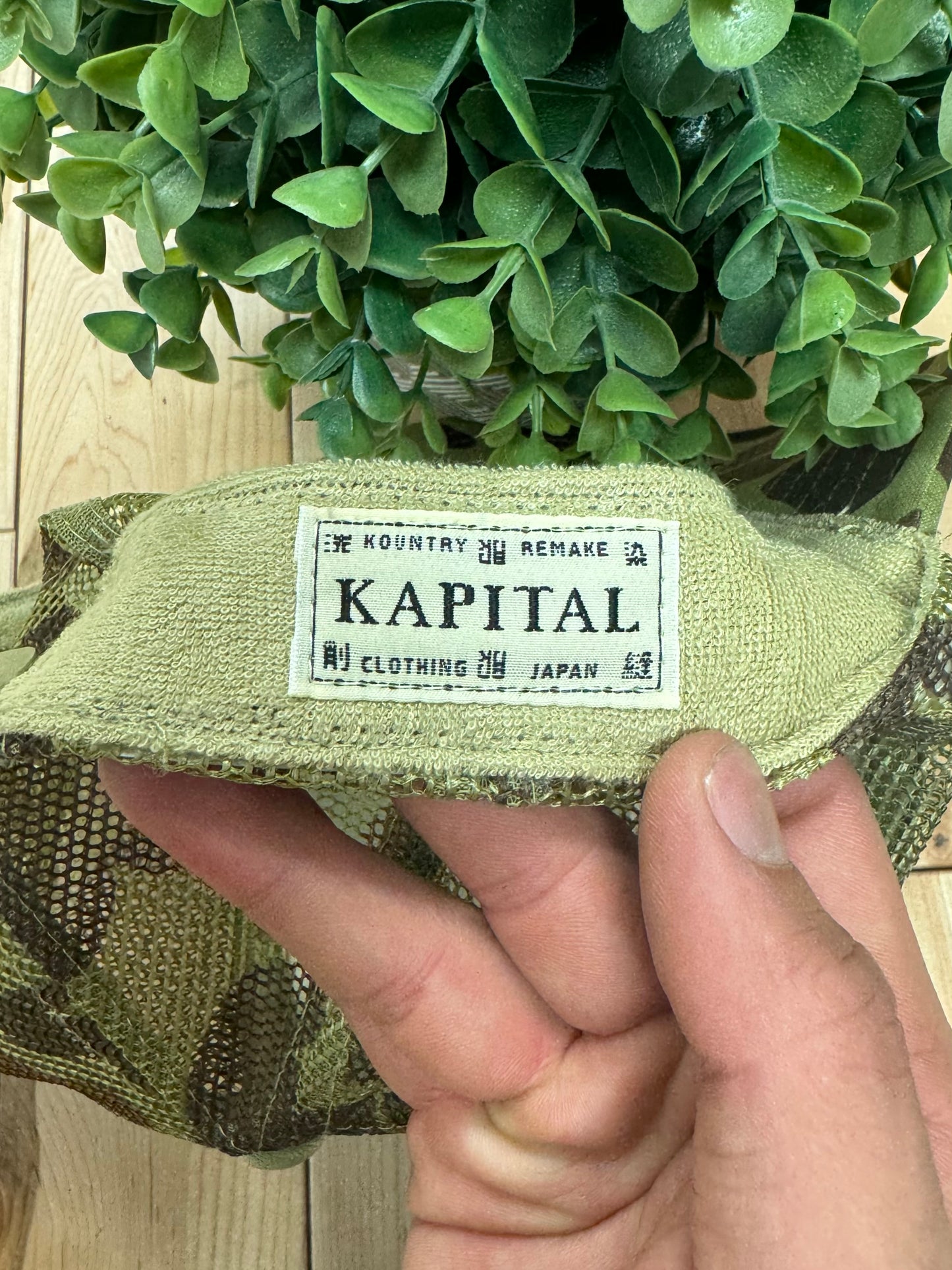 Spring Summer 2024 Kapital Kountry Camo Mesh Trucker Hat