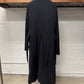 Rick Owens ‘Lilies’ Deep Black Floor Length Bathrobe Coat