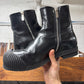 CK205W39Nyc by Raf Simons ‘Spazzolato’ Patent Leather Boots