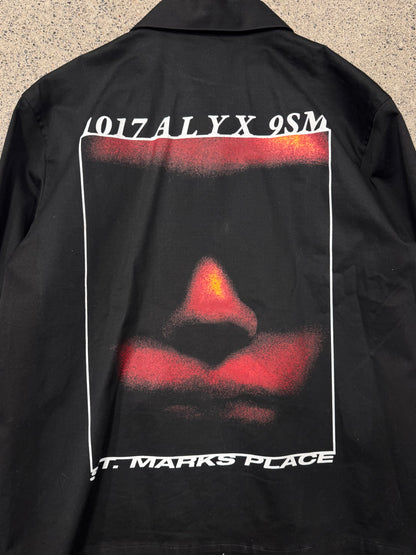 Alyx Studios Black Zip-Up Work Jacket