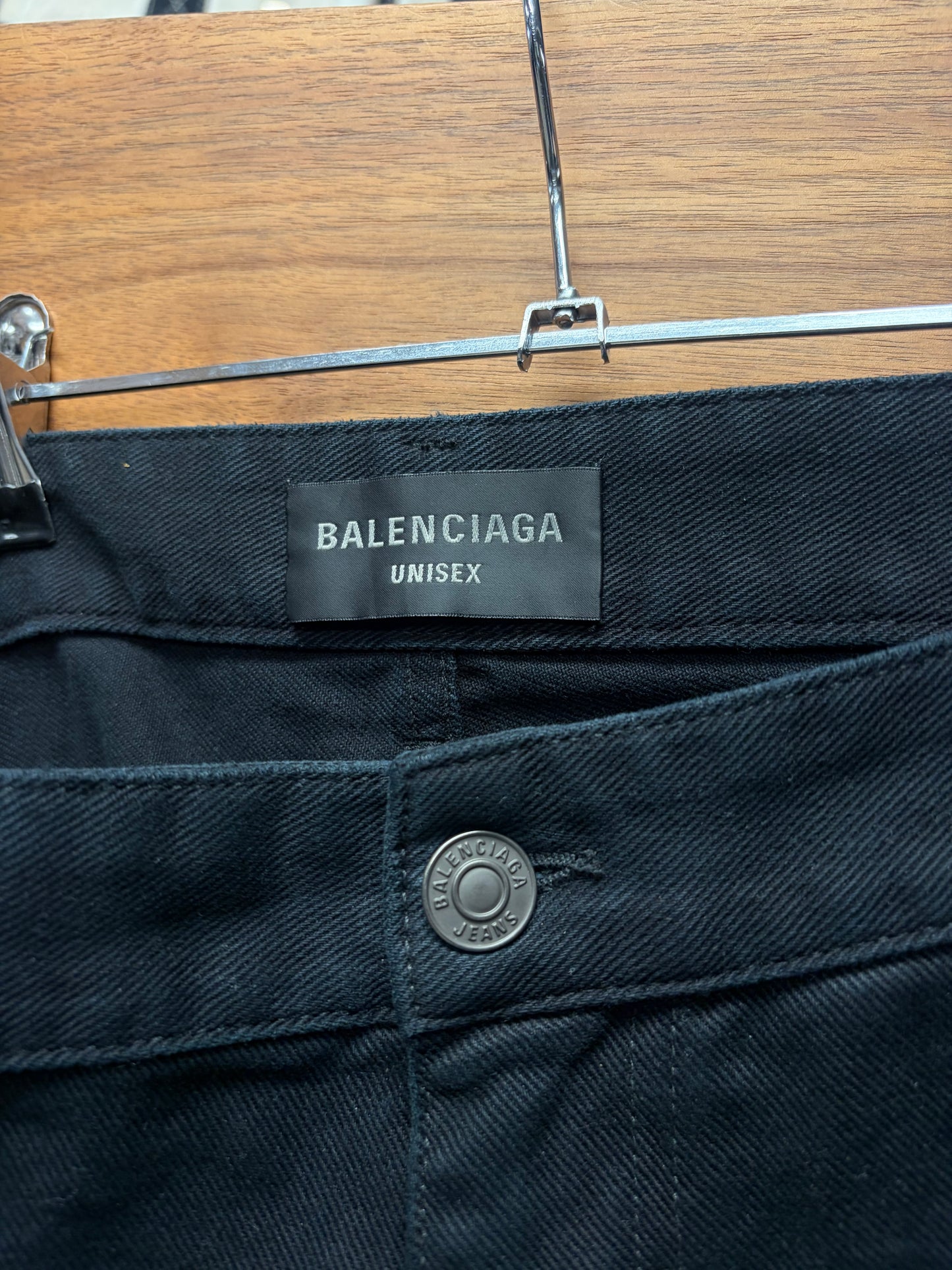 AW2024 Balenciaga ‘Heavyweight Carpenter’ Over-Washed Blue Wide Leg Denim