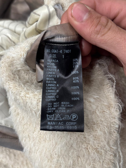 L.G.B. ‘Crucifix’ Alpaca Wool Coat