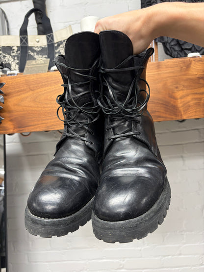 Guidi ‘795V\_N’ Full Grain Horse Leather Vibram Sole Combat Boots