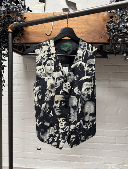 AW1991 Jean Paul Gaultier ‘Faces’ Jacquard Woven Vest