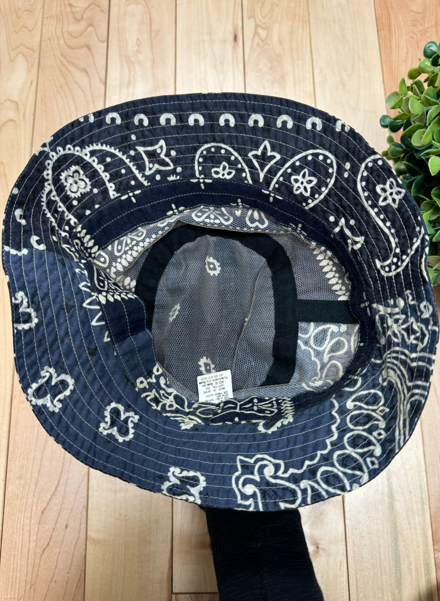 Kapital Paisley Print Bandanna Bucket Hat