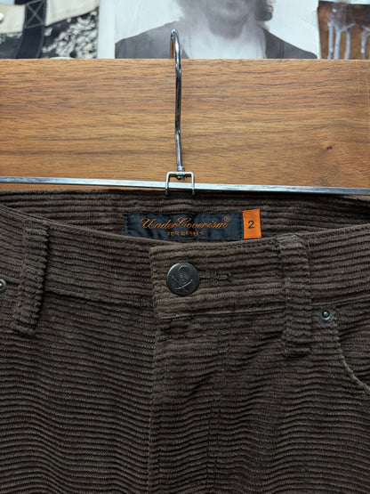 AW2005 Undercover ‘Arts & Crafts’ Faded Brown Corduroy Denim