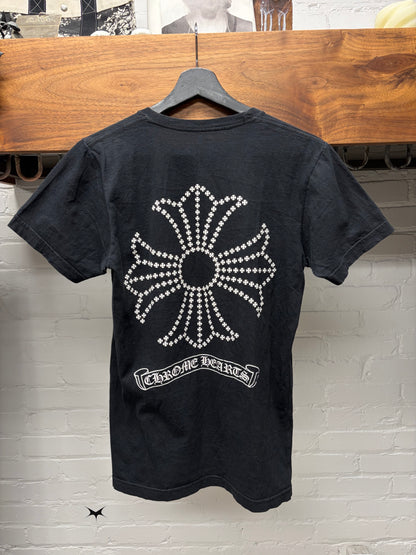Chrome Hearts ‘Mini Plus Cross’ Pointallism Graphic T-Shirt