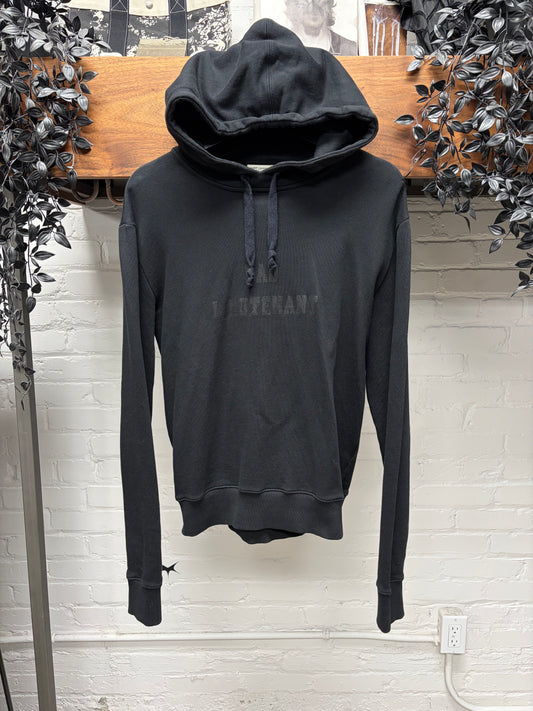 AW2017 Saint Laurent ‘Bad Lieutenant’ Black Drawstring Hoodie