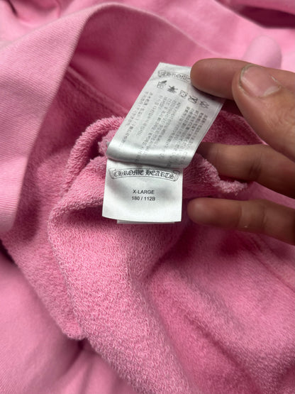 Chrome Hearts Mattyboy ‘Vantity Affair’ Pink Cross Pullover Hoodie