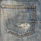 Dior Homme ‘Unaltered’ Distressed Blue Skinny Jeans