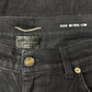 SS2016 Saint Laurent by Hedi Slimane ‘Biker Knee’ Leather Studded ‘D02’ Denim