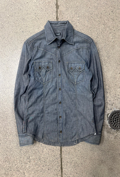 2000s Dolce & Gabbana Western Button Down Shirt
