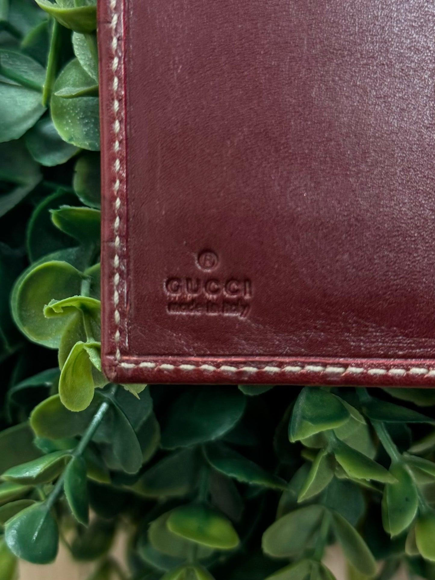 Gucci ‘GG’ Embossed Leather Monogram Agenda/Organizer