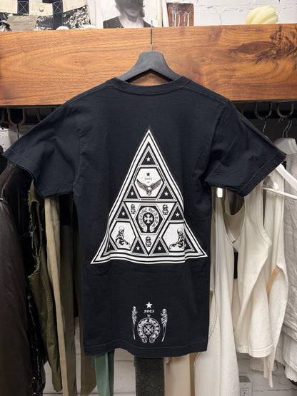 Chrome Hearts ‘Jarvis Skull’ Pyramid Black Graphic T-Shirt