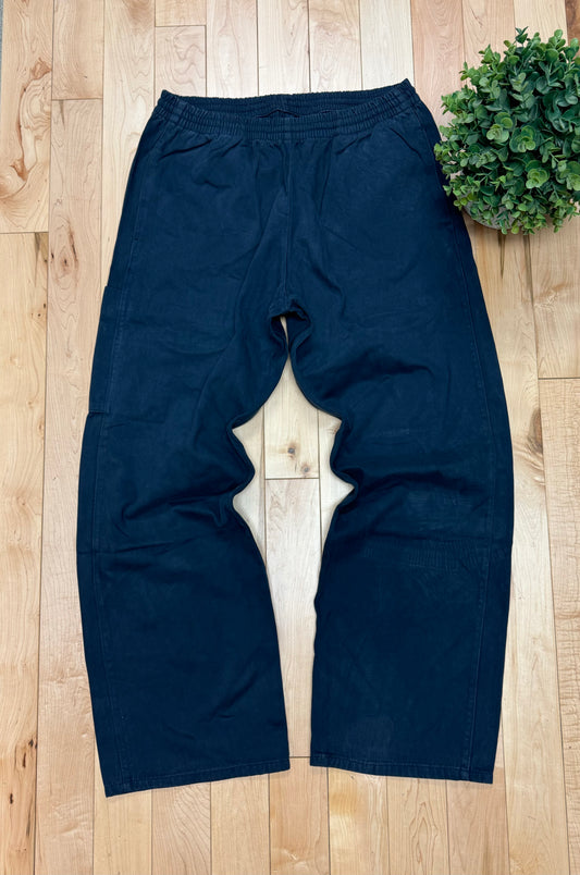 Yeezy x Gap Wide Leg Navy Blue Carpenter Pants