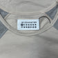 SS2007 Maison Martin Margiela Cream/Grey Panelled Long Sleeve Shirt