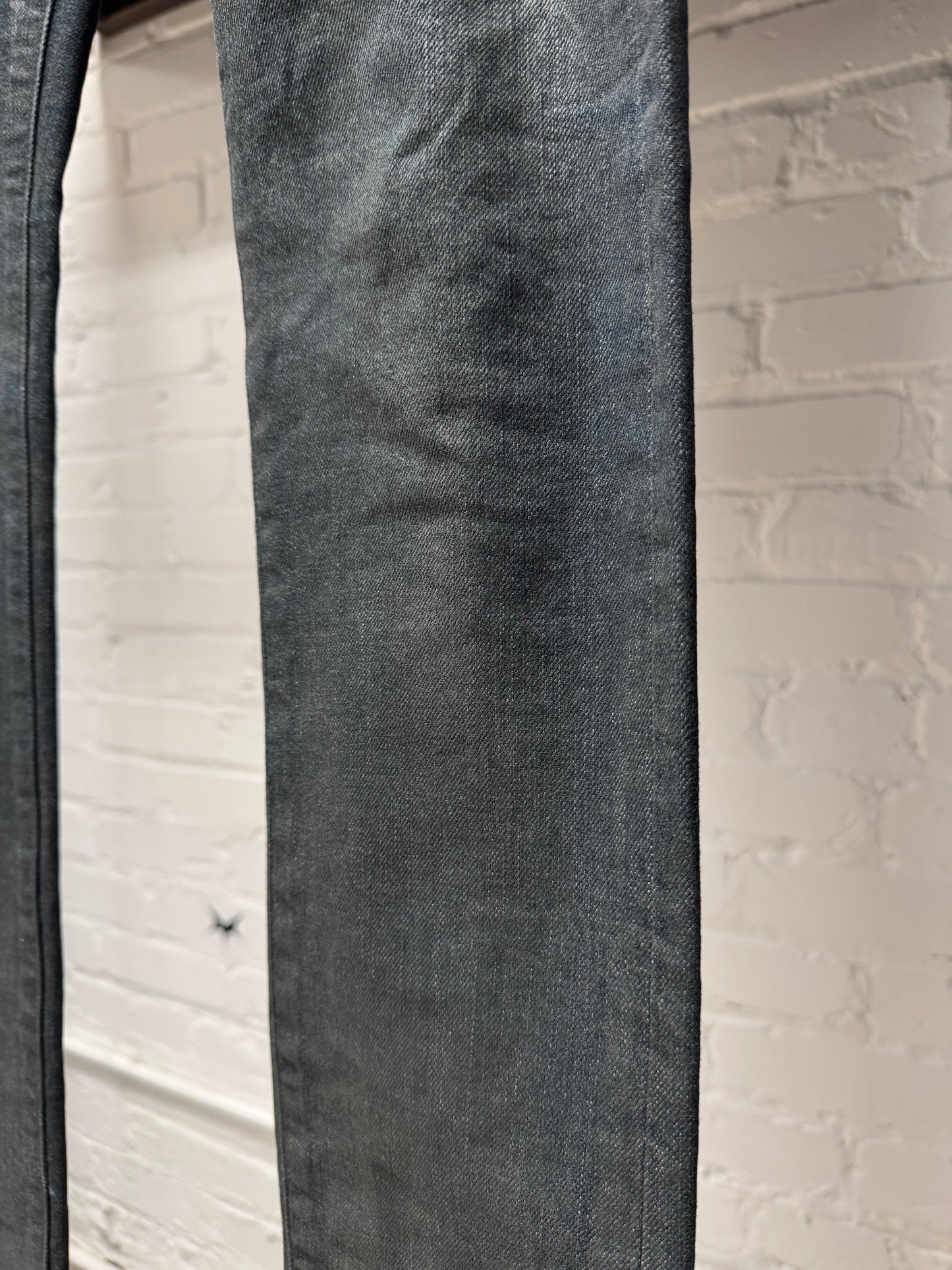 Dior Homme ‘Waxed Black’ Unaltered Skinny Denim