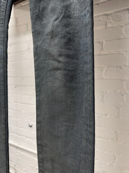 Dior Homme ‘Waxed Black’ Unaltered Skinny Denim