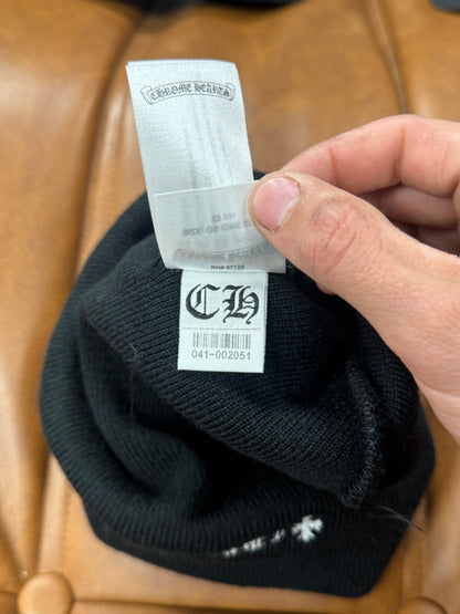 Chrome Hearts Mattyboy ‘Lips’ Black Logo Beanie