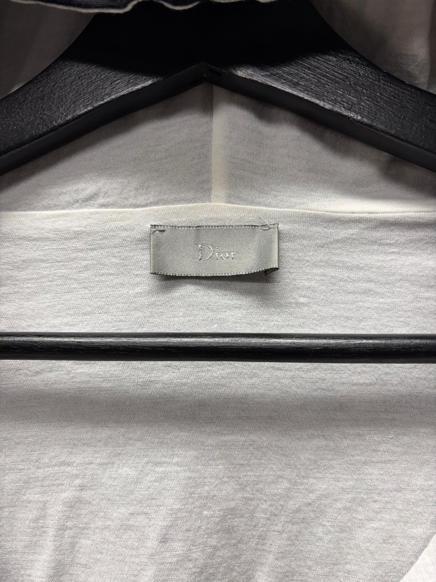 Dior Homme Low Collar Layered Cotton Hoodie