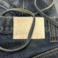 PPFM Wool Pocket Ponyhair Patch Raw Blue Bootcut Denim